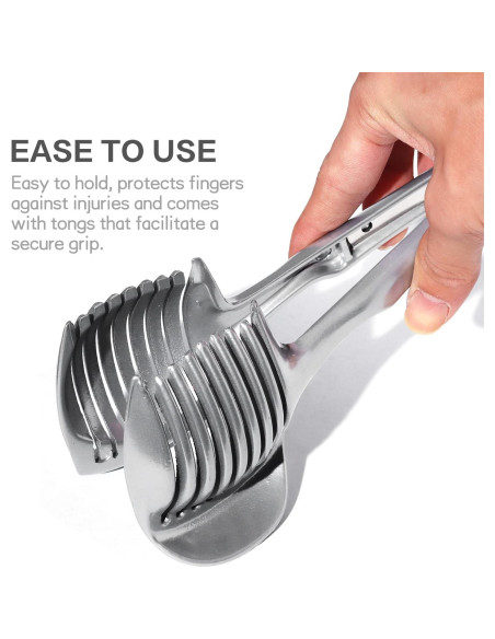 Cortador de Tomate y Limón MOGALY Acero Inoxidable 17.95 cm Cortador de Tomate y Limón MOGALY Acero Inoxidable 17.95 cm