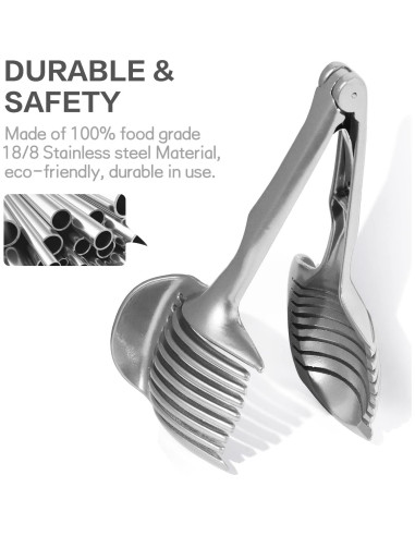 Cortador de Tomate y Limón MOGALY Acero Inoxidable 17.95 cm