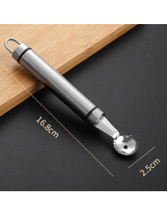 Herramienta de deshuesar Htppzjr de acero inoxidable 18g 2