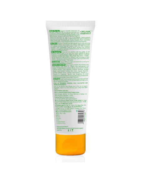 Combo Cuidado Facial Novia y Novio Cosecha Orgánica SPF 60