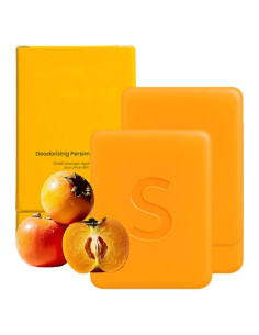 Jabón de Caqui Orgánico 2 Set - Hidratante y Suave para Piel