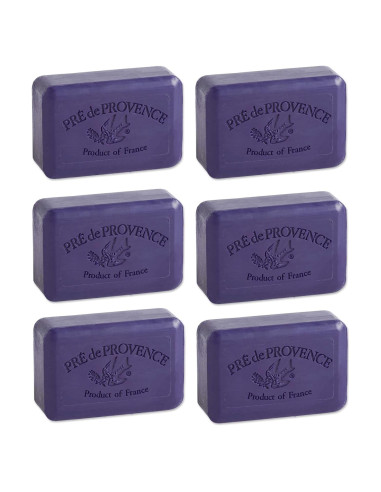 Jabón en barra 150g Pre de Provence Grosella Negra - Paquete 6