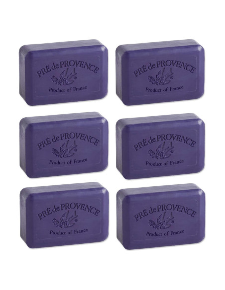 Jabón en barra 150g Pre de Provence Grosella Negra - Paquete 6