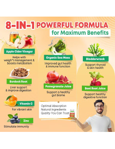 Gomitas de Vinagre de Sidra de Manzana Vazatisi - 120 unidades 2