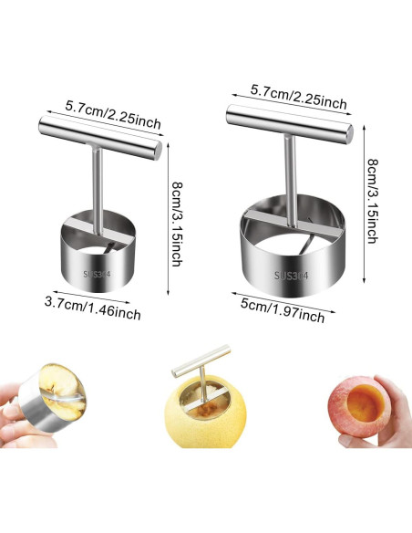 Extractor de Frutas y Verduras JOMIHONEY 2 Tamaños Acero Inoxidable