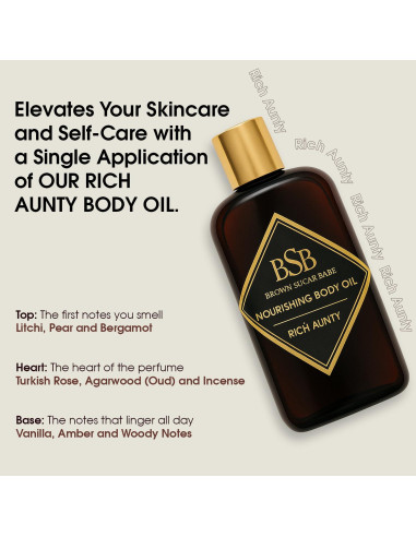 Aceite Corporal Rich Aunty Brown Sugar Babe 181g - Nutritivo