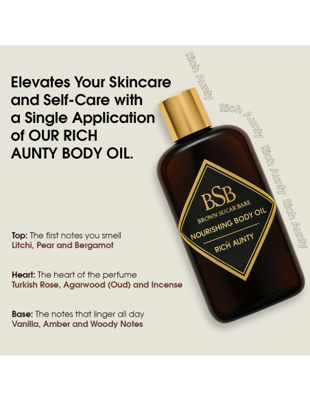 Aceite Corporal Rich Aunty Brown Sugar Babe 181g - Nutritivo