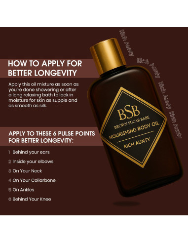 Aceite Corporal Rich Aunty Brown Sugar Babe 181g - Nutritivo