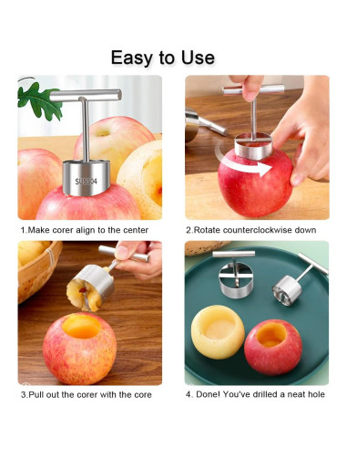 Extractor de Frutas y Verduras JOMIHONEY 2 Tamaños Acero Inoxidable