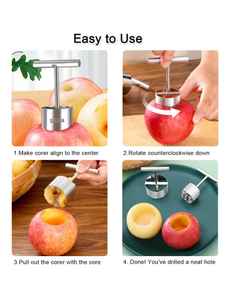 Extractor de Frutas y Verduras JOMIHONEY 2 Tamaños Acero Inoxidable