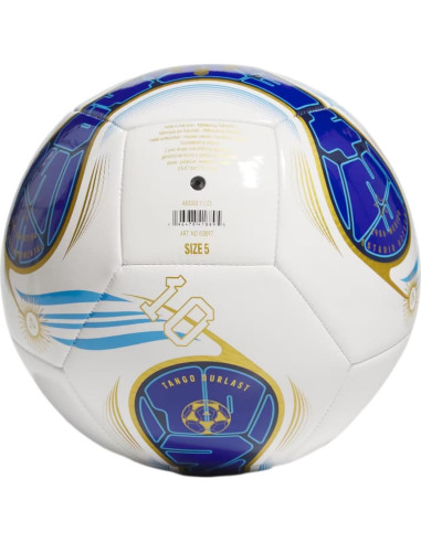 Balón de Fútbol Adidas Messi Club Tamaño 5 - Blanco/Azul