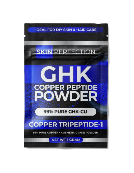 Péptido de Cobre GHK-Cu 1g - Suero DIY Anti-Envejecimiento