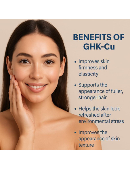 Péptido de Cobre GHK-Cu 1g - Suero DIY Anti-Envejecimiento