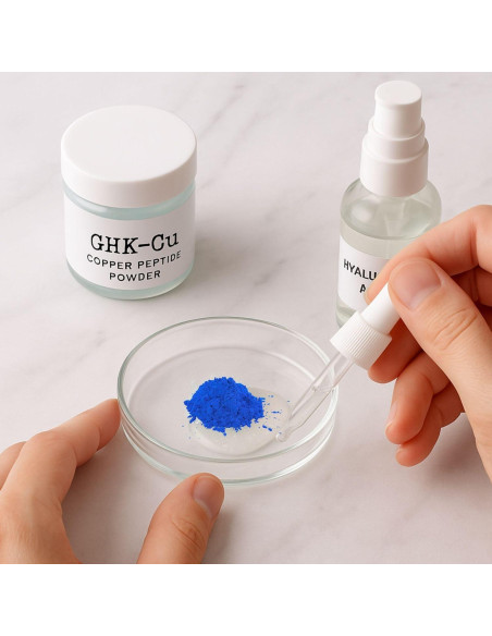 Péptido de Cobre GHK-Cu 1g - Suero DIY Anti-Envejecimiento