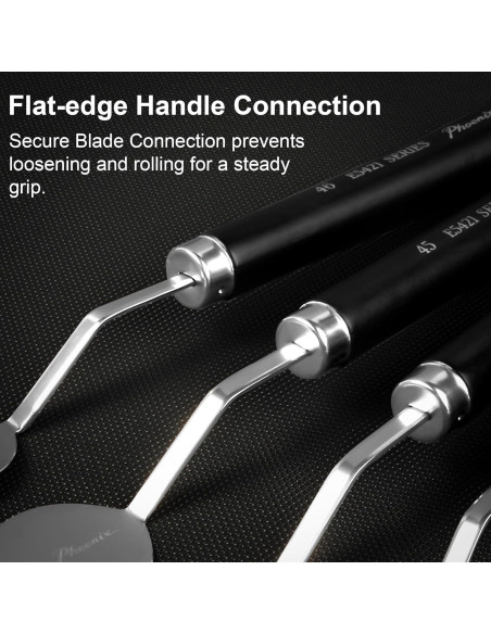 Juego de Espátulas de Paleta PHOENIX 8 Piezas Acero Inoxidable