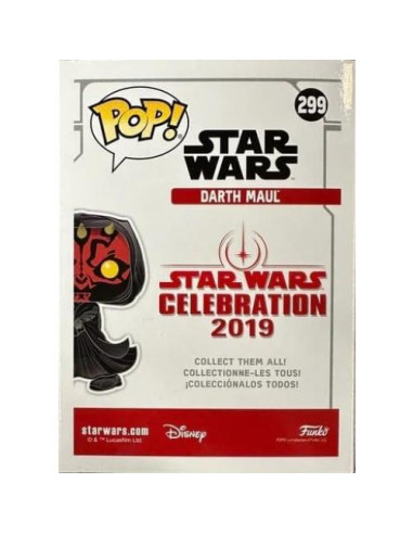 Figura Funko Pop Darth Maul Star Wars 9.53 cm 2019 Exclusiva