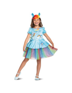 Disfraz Deluxe Tutu Rainbow Dash Niña XS 3T-4T