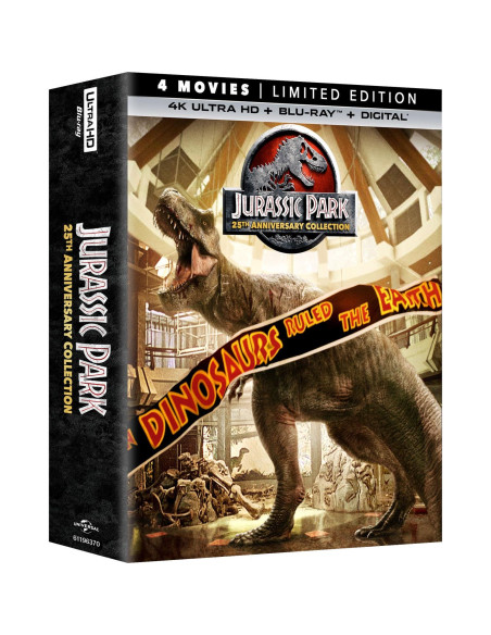 Colección 25 Aniversario Jurassic Park Blu-ray 4K 8 Discos