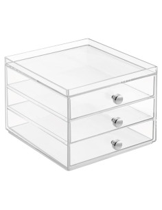 Organizador de Plástico InterDesign 3 Cajones 16.5x17.8x12.7cm