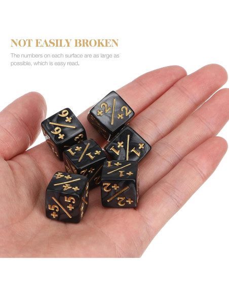 Dados Acrílicos D6 Gadpiparty 24 Pcs para Juegos de Cartas