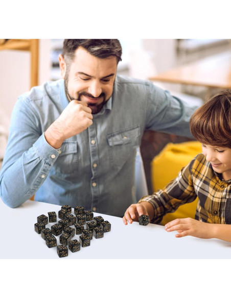 Dados Acrílicos D6 Gadpiparty 24 Pcs para Juegos de Cartas