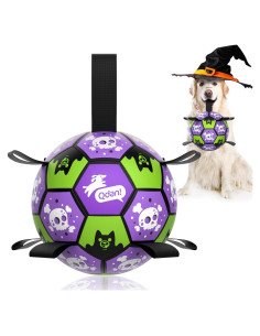 Balón de Fútbol para Perros QDAN Halloween 20.32 cm Interactivo