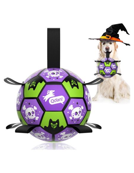Balón de Fútbol para Perros QDAN Halloween 20.32 cm Interactivo