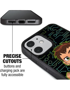 Funda Protectora Ben 10 para iPhone 12 Pro - Goma y Plástico 2