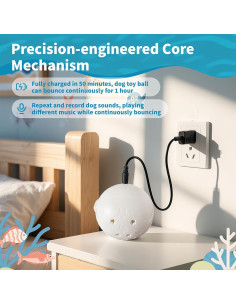 Juguete Interactivo para Perros Hanarook Pulpo Recargable 2