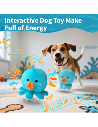 Juguete Interactivo para Perros Hanarook Pulpo Recargable