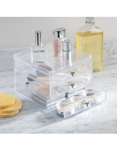 Organizador de Plástico InterDesign 3 Cajones 16.5x17.8x12.7cm 2