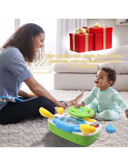 Volante Interactivo Fisca para Niños 1-3 Años con Música y Luz