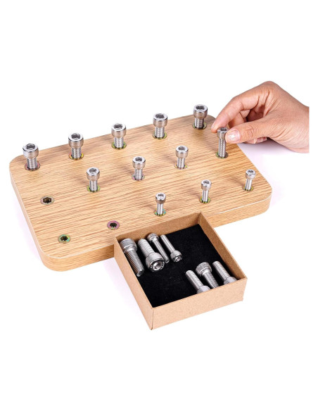 Tablero de Clavos de Madera de Haya JHYLJSH para Terapia Ocupacional