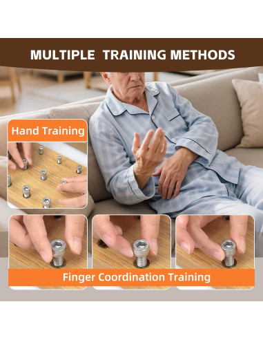 Tablero de Clavos de Madera de Haya JHYLJSH para Terapia Ocupacional