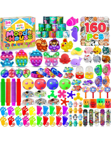 Paquete de 160 Juguetes Antiestrés MoodHouse para Niños