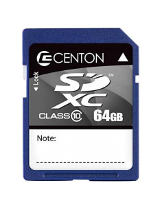 Tarjeta de Memoria SDXC 64GB Centon Clase 10 UHS-I