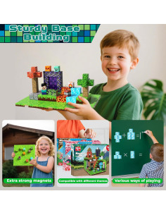 150 Piezas Bloques Magnéticos ToyUnited - Juguete Educativo STEM 2