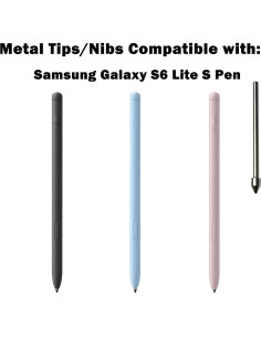 3 Puntas de Metal para S Pen Galaxy Tab S6 Lite Peixiong 2
