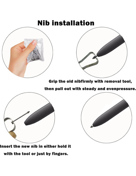 3 Puntas de Metal para S Pen Galaxy Tab S6 Lite Peixiong