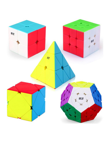 Conjunto de Cubos de Velocidad Roxenda 2x2 3x3 Skew Megaminx
