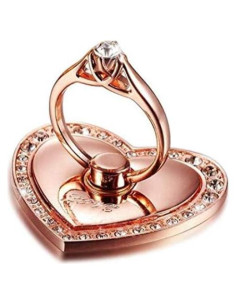 Soporte de Anillo para Teléfono Móvil Oro Rosa Ajustable 360
