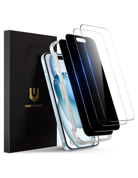 Protector de Pantalla UNBREAKcable para iPhone 15 6.1" 4PCS