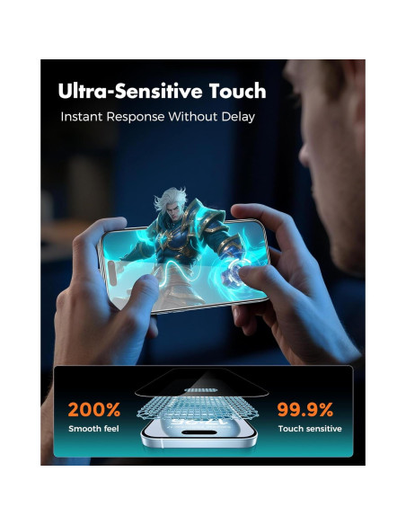 Protector de Pantalla UNBREAKcable para iPhone 15 6.1" 4PCS