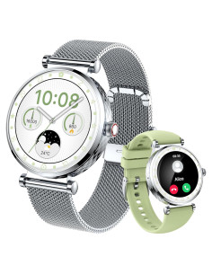 Reloj Inteligente Matast S86 para Mujeres Plata AMOLED 1.19"