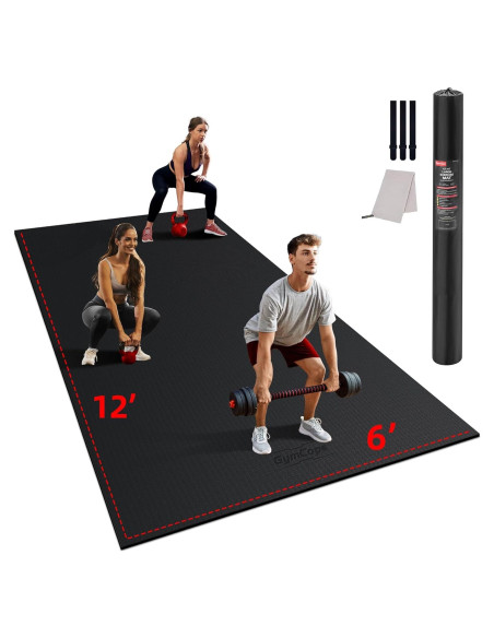 Alfombrilla de Ejercicio Grande GymCope 3.66m x 1.83m 7mm