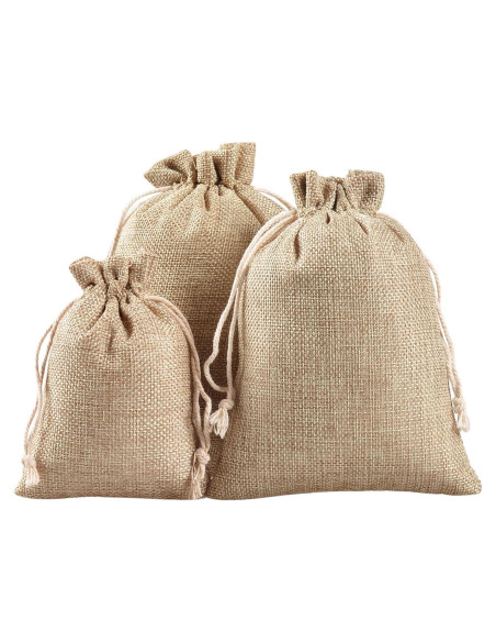 Bolsas de Regalo de Lino CVANSEN 30 Unidades 7.6x10.2 cm