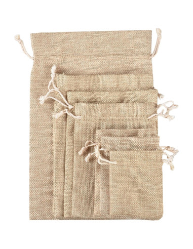Bolsas de Regalo de Lino CVANSEN 30 Unidades 7.6x10.2 cm
