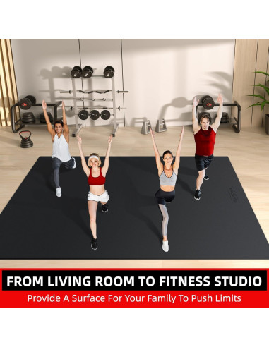Alfombrilla de Ejercicio Grande GymCope 3.66m x 1.83m 7mm