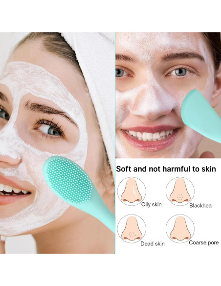 Cepillo Facial de Silicona 2 en 1 Huizhou - Exfoliación y Masaje