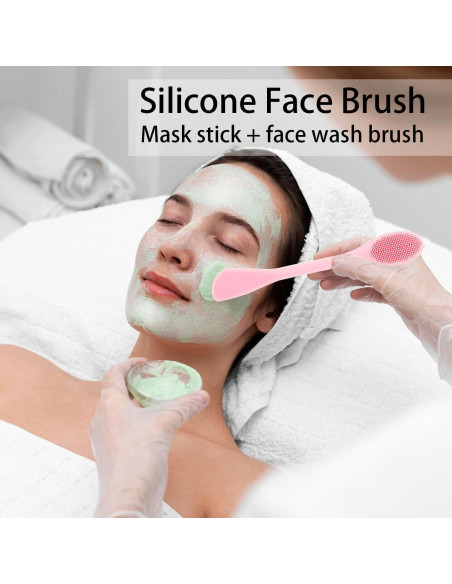 Cepillo Facial de Silicona 2 en 1 Huizhou - Exfoliación y Masaje